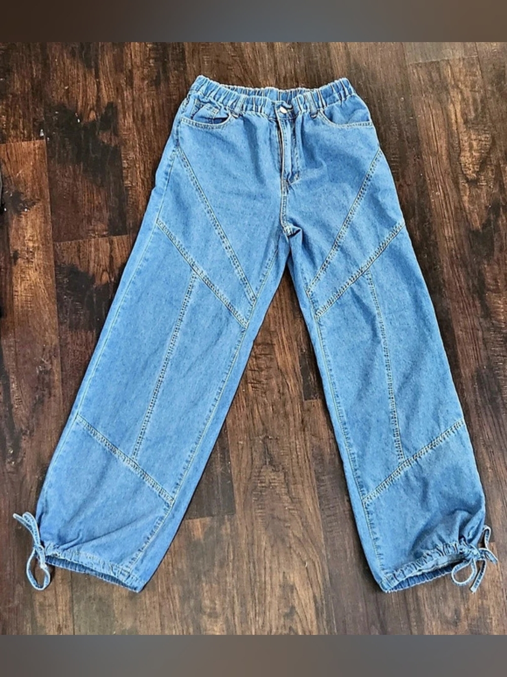 SHEIN Blue Ankle-Cropped Jeans Waist 28 Like New